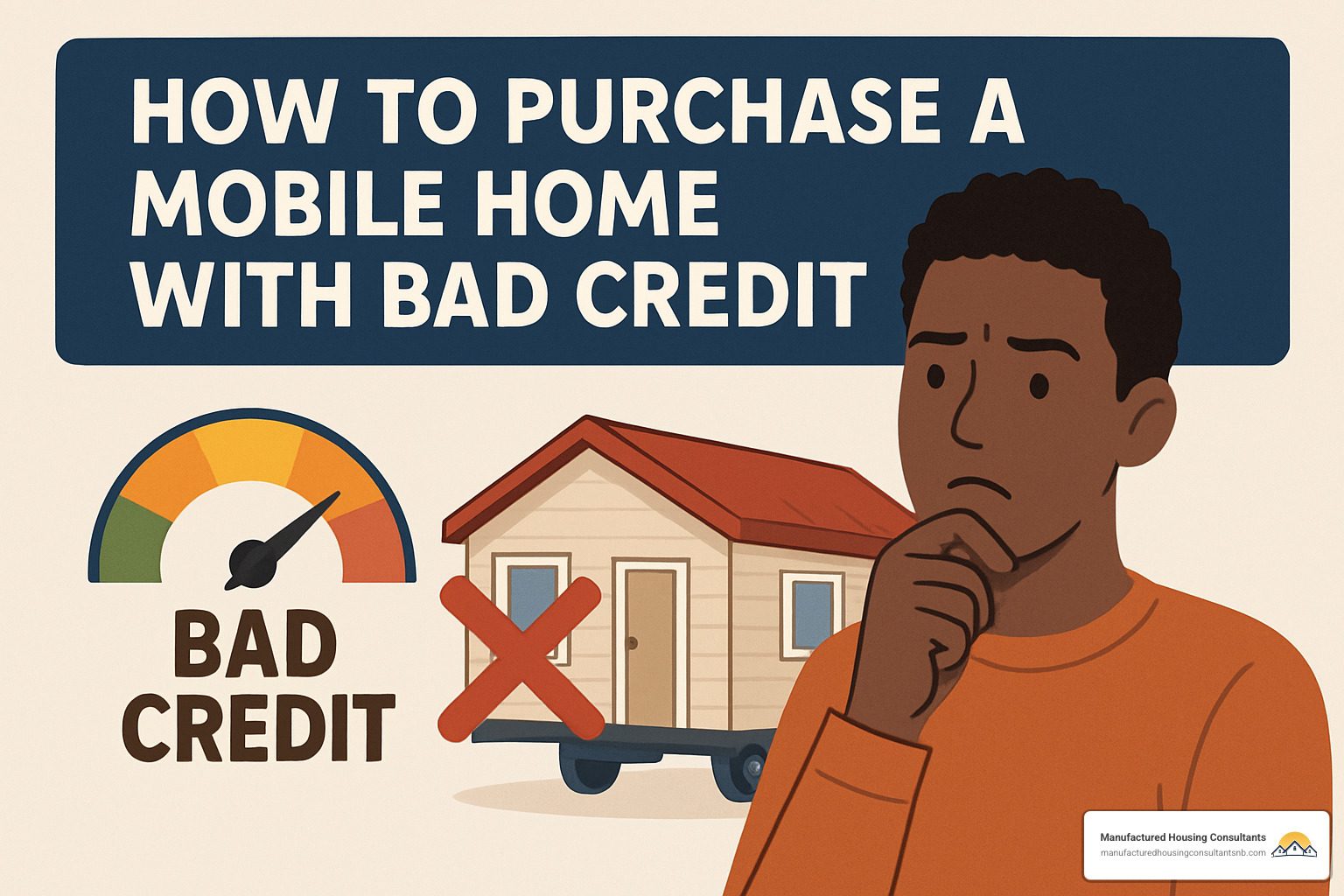 how to purchase a mobile home with bad credit